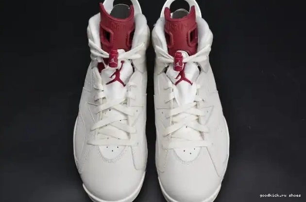 Jordan 384664-116 white Air 6 Maroon Retro 0529